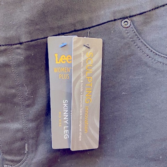 Lee Slim Fit Skinny Mid Rise Sculpting Jeans 22L - Picture 5 of 6